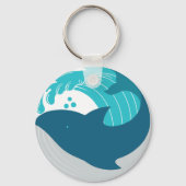 Blauwal Schlüsselanhänger (Vorderseite)