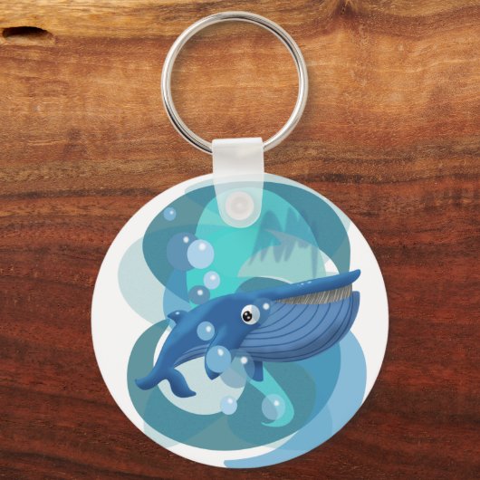 Blauwal Schlüsselanhänger (Vorderseite)