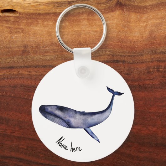 Blauwal Schlüsselanhänger (Rückseite)