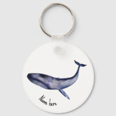 Blauwal Schlüsselanhänger (Rückseite)