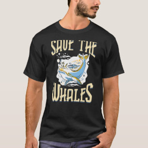 Blauwal Schwanz Humpback Whales Quotes Right Anima T-Shirt