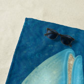 Blauwal-Seestrand-Zeit-personalisierter Ozean Strandtuch (Beispiel)