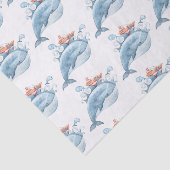 Blauwal Seidenpapier (Ausschnitt)