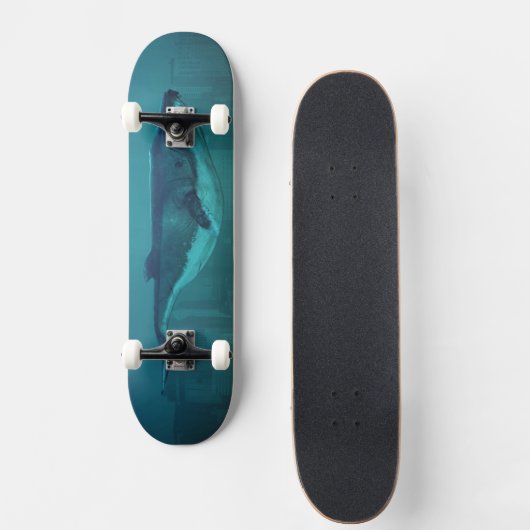 Blauwal-Skateboard Skateboard (Vorne)