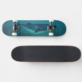 Blauwal-Skateboard Skateboard (Horizontal)