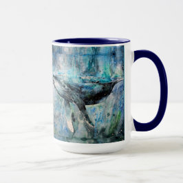 Blauwal-Tasse Tasse