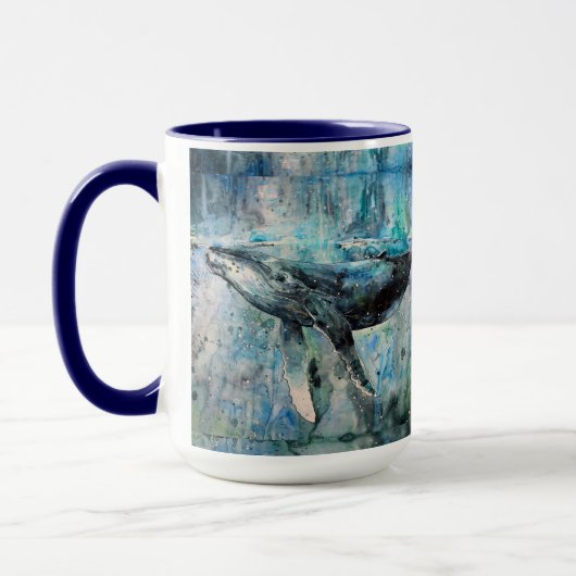 Blauwal-Tasse Tasse (Links)