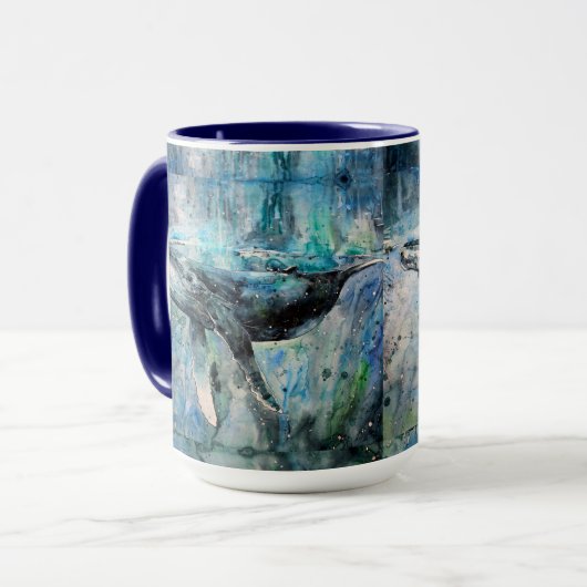 Blauwal-Tasse Tasse (Vorderseite Links)