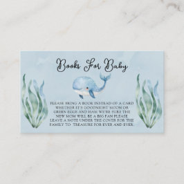 Blauwal unter dem Meer Books für Baby Begleitkarte