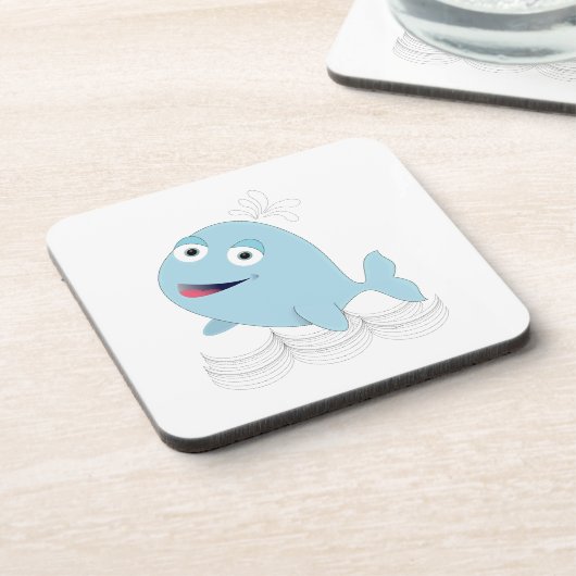 Blauwal Untersetzer (Linke Seite)