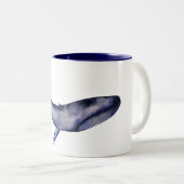 Blauwal Zweifarbige Tasse (VorderseiteRechts)