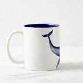 Blauwal Zweifarbige Tasse (Links)