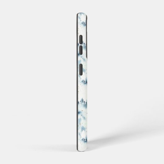 Blauwald-Aquarellmuster Samsung Galaxy Hülle (Rechte Seite)