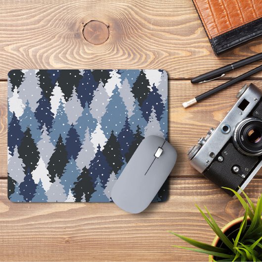 Blauwald-Camouflage | Camouflage Forest Mousepad