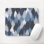 Blauwald-Camouflage | Camouflage Forest Mousepad (Mit Mouse)