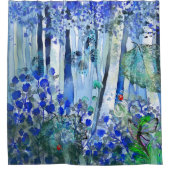 Blauwald Duschvorhang (Vorderseite)