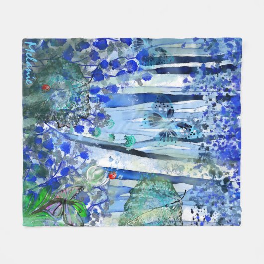 Blauwald Fleecedecke (Vorderseite (Horizontal))