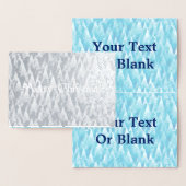 Blauwald-Fraktal Folienkarte (Anzeige)