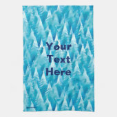 Blauwald-Fraktal Geschirrtuch (Vertikal)