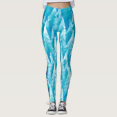 Blauwald-Fraktal Leggings (Vorderseite)