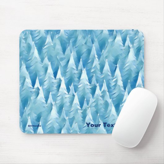Blauwald-Fraktal Mousepad (Mit Mouse)