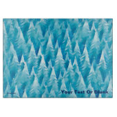 Blauwald-Fraktal Schneidebrett (Vorderseite)