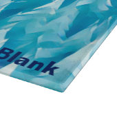 Blauwald-Fraktal Schneidebrett (Ecke)