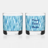 Blauwald-Fraktal Whiskyglas (Vorderseite)