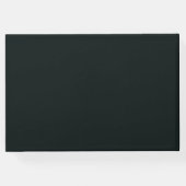 Blauwald, rustikale Hochzeit Gästebuch (Rückseite)