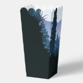 Blauwald, rustikale Hochzeit Geschenkschachtel (Rückseite)