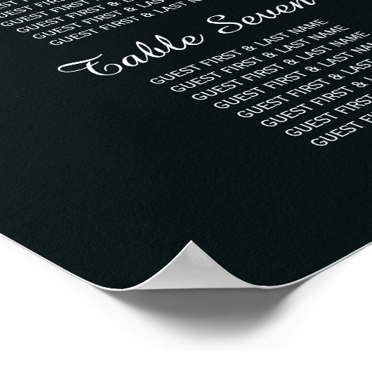 Blauwald, rustikale Hochzeitsstiftung Poster (Ecke)