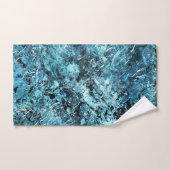 Blauwald unter Schnee oder Glasbruch Badhandtuch Set (Handtuch)