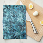 Blauwald unter Schnee oder Glasbruch Geschirrtuch (Viertel Falte)