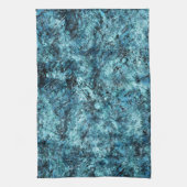 Blauwald unter Schnee oder Glasbruch Geschirrtuch (Vertikal)