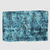 Blauwald unter Schnee oder Glasbruch Golfhandtuch (Horizontal)