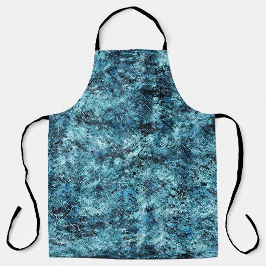 Blauwald unter Schnee oder Glasbruch Schürze (Vorderseite)