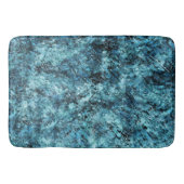 Blauwald unter Schnee oder knackiges Glas Badematte (Vorderseite)