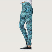 Blauwald unter Schnee oder knackiges Glas Leggings (Links)