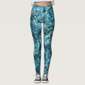 Blauwald unter Schnee oder knackiges Glas Leggings (Vorderseite)