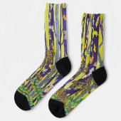 Blauwaldaquarettspinner Socken (Linkes Detail)