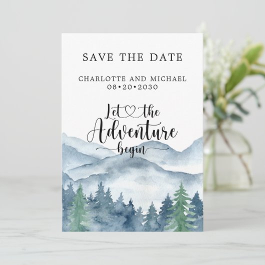 Blauwaldgebirge Save the Date (Stehend Vorderseite)