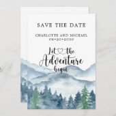 Blauwaldgebirge Save the Date (Vorne/Hinten)