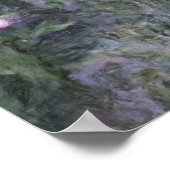 Blauwaldpfad Impressionistin Oilpaint Poster (Ecke)