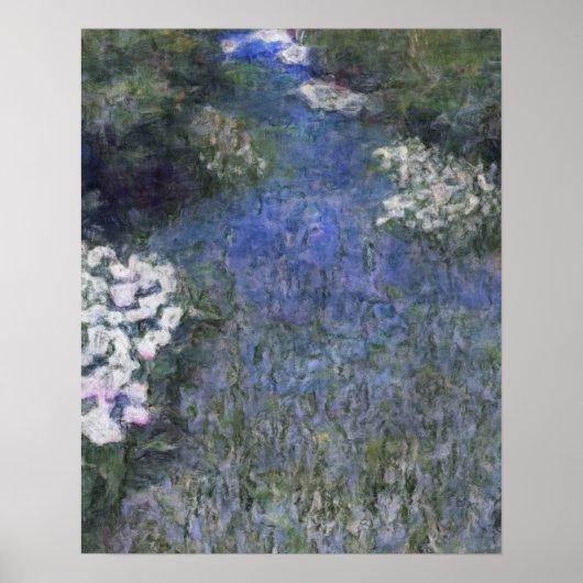Blauwaldpfad Impressionistin Oilpaint Poster (Vorne)