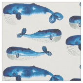 Blauwale der Wasserfarbe Stoff (Nahaufnahme)
