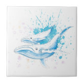 Blauwale - Farbschlauch Fliese (Vorderseite)