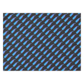 Blauwale jeder Farbe Tischdecke (Vorderseite (Horizontal))