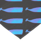 Blauwale jeder Farbe Tischdecke (Schrägansicht)