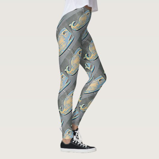 Blauwale Leggings (Rechts)