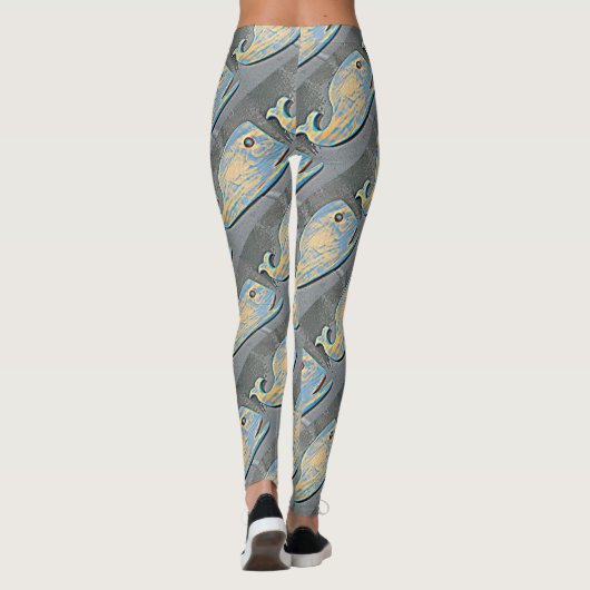 Blauwale Leggings (Rückseite)